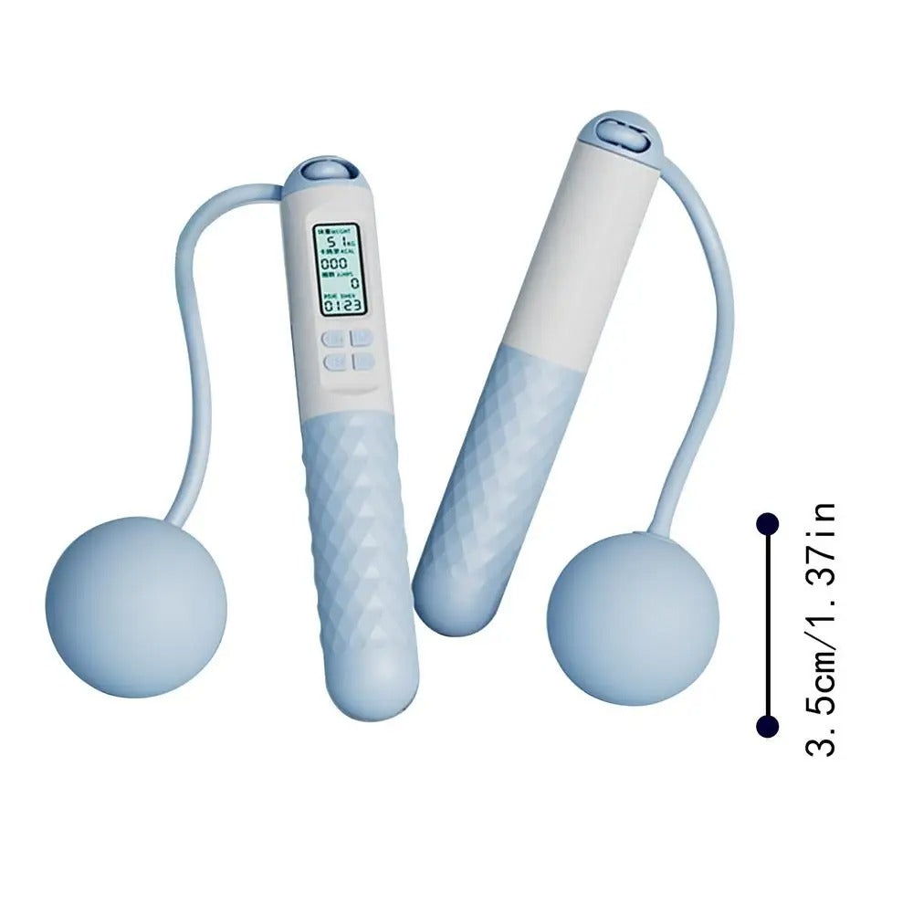 Lisslune | Wireless Jump Rope with Counter – Weighted Handles for Home Cardio Workouts