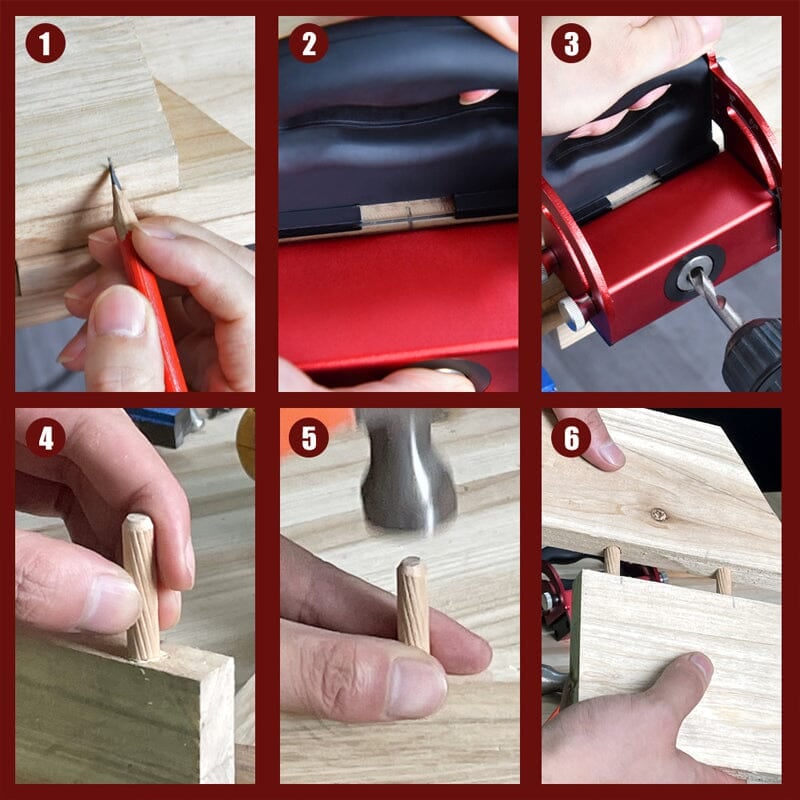 Lisslune | Woodworking inclined hole positioning