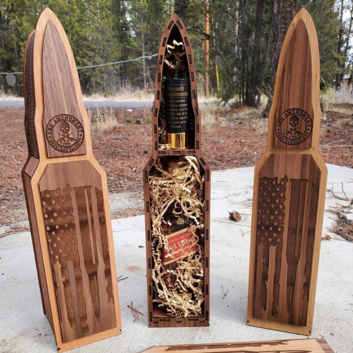 Lisslune | 2nd Amendment wooden box