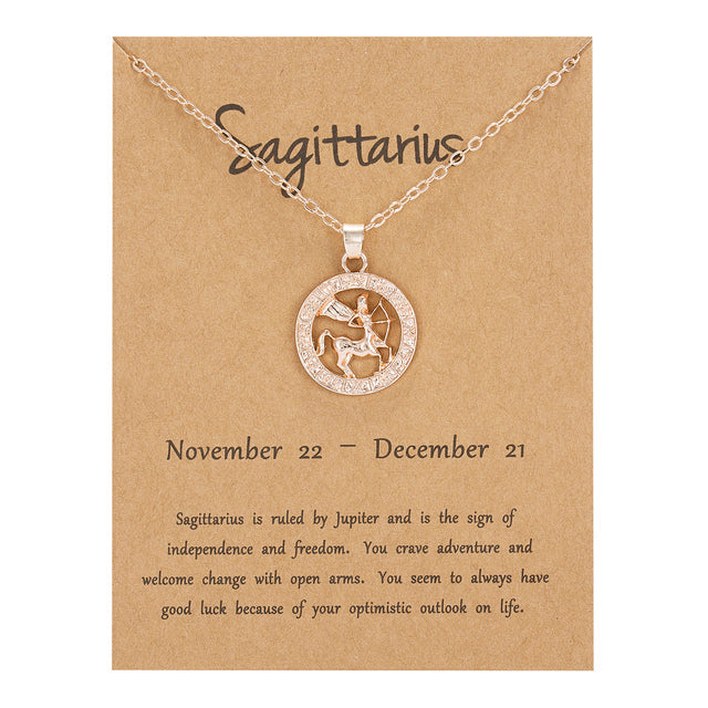 Lisslune | Constellation Rose Gold Animal Necklace
