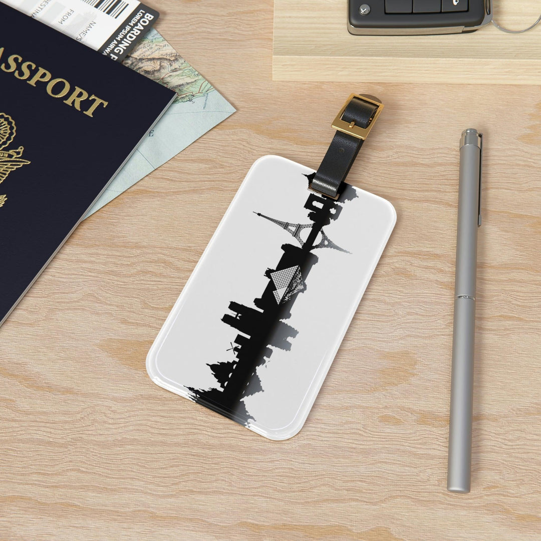 Lisslune | Elegant Paris Acrylic Luggage Tag