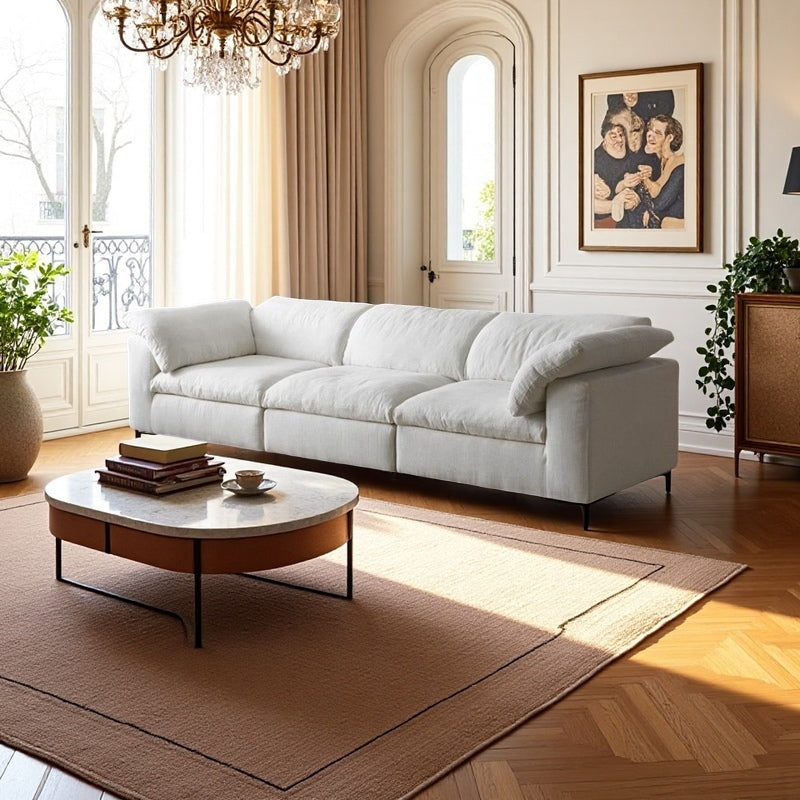 Lisslune | Lazy simple straight cloud sofa