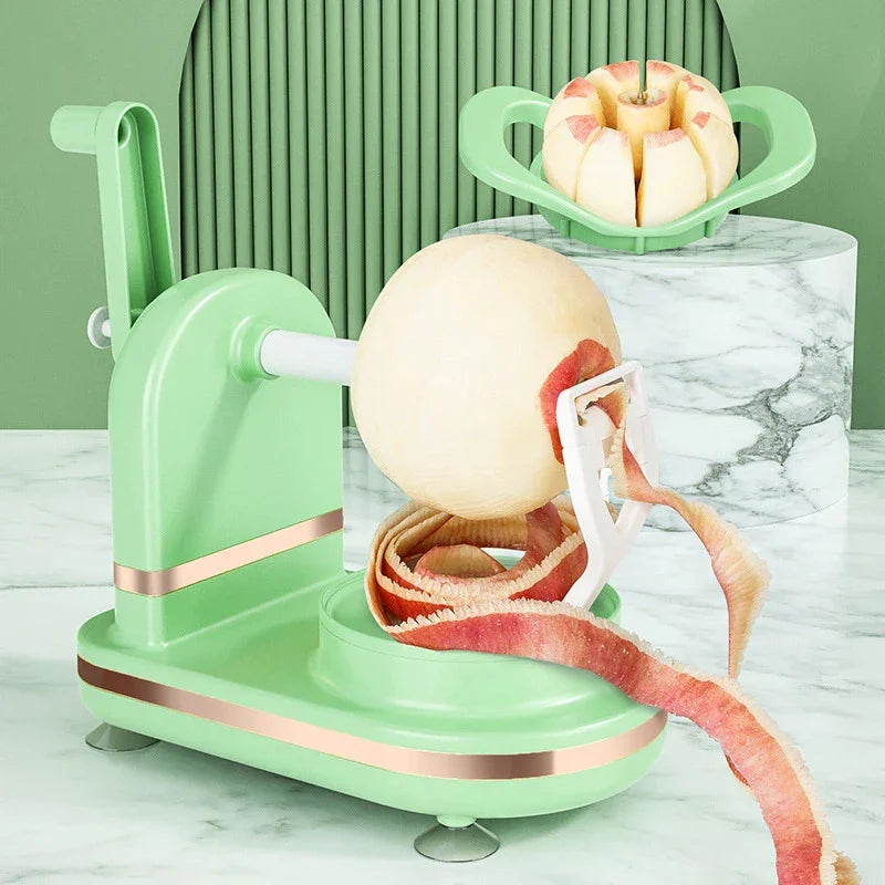 Lisslune | Simple vegetable and fruit peeler with hand crank – For effortless peeling