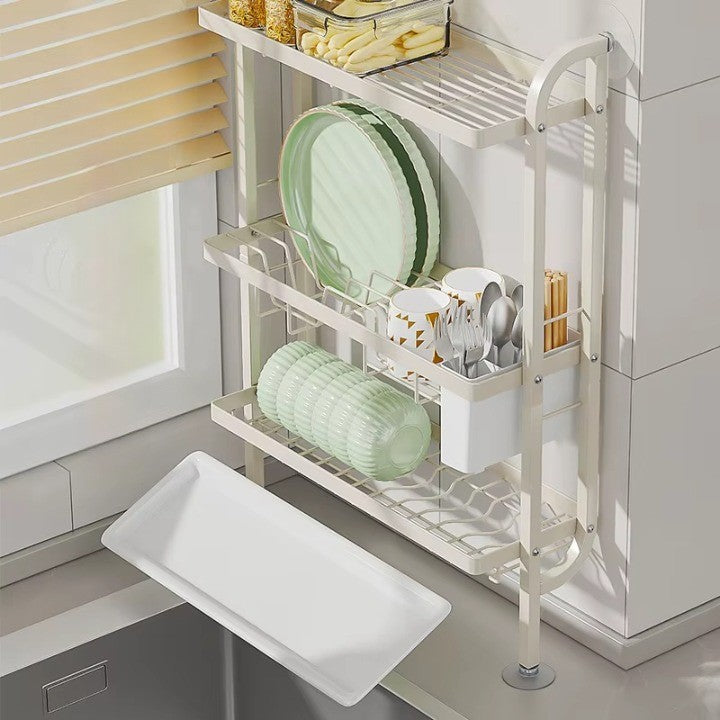 Lisslune | Shelf Sleek Space-Saving Multi-Tier Kitchen Storage Rack