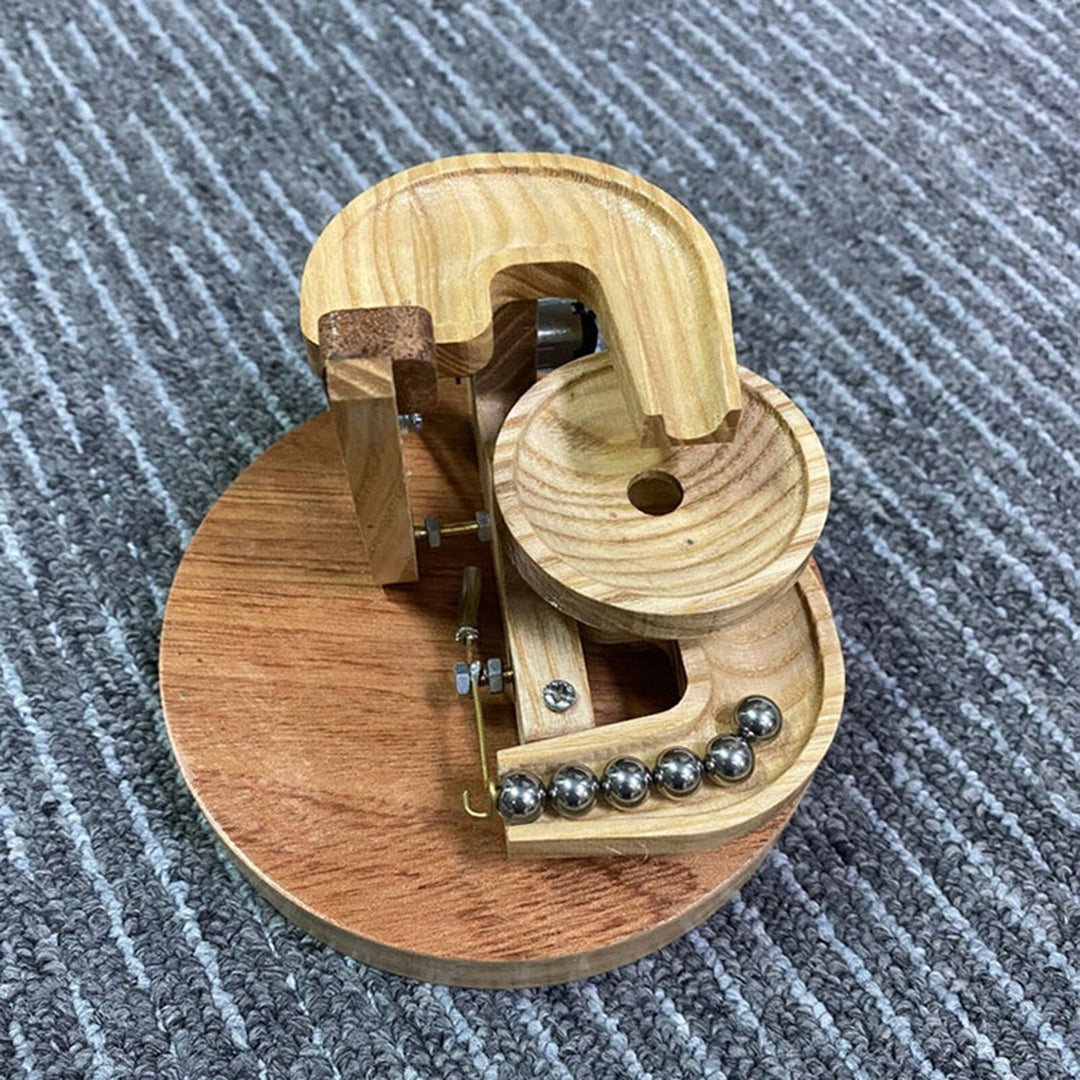 Lisslune | Eternal Motion Wooden Marble Machine