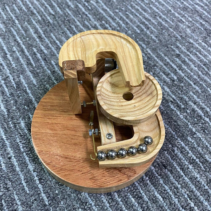 Lisslune | Eternal Motion Wooden Marble Machine