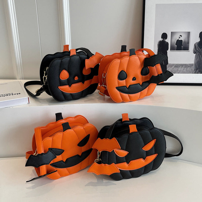 Lisslune | Halloween Messenger Bag – Minimalistic Shoulder Bag in Solid Colors