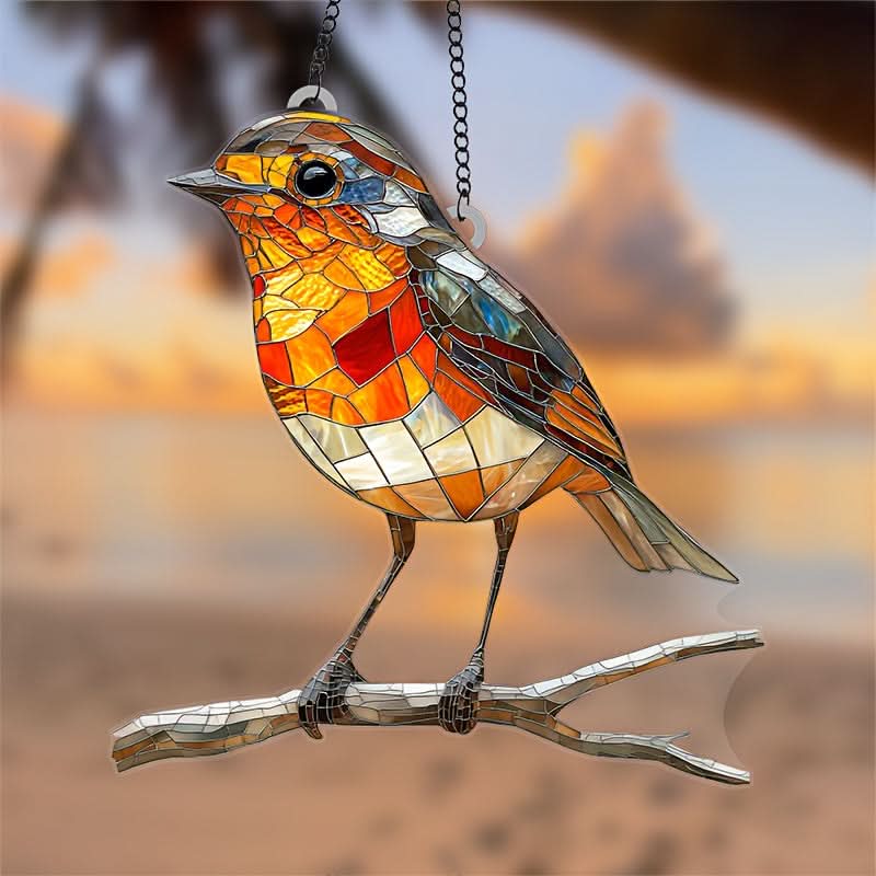 Lisslune | Acrylic Bird Sun Catcher Hanging Window Decor