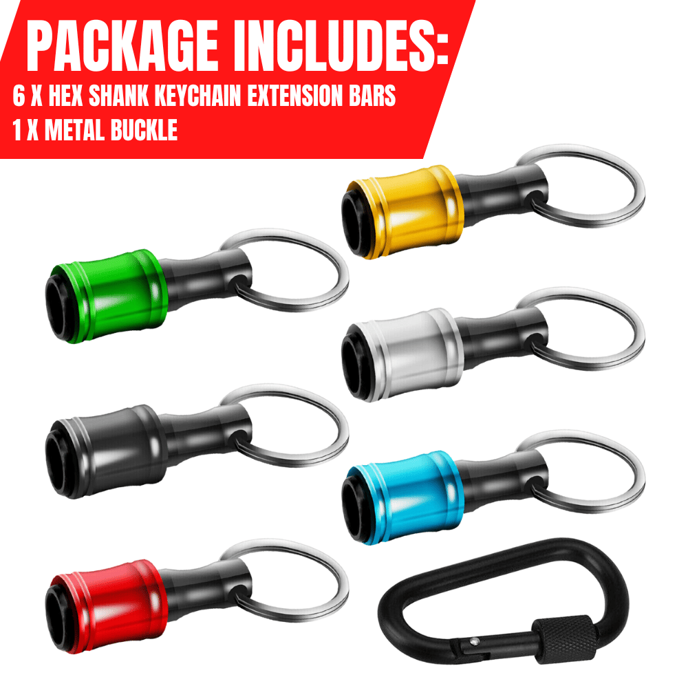 Lisslune | 1/4" Hexagonal screwdriver head bracket hiking buckle