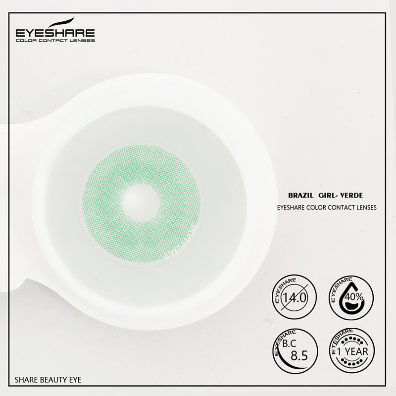 Rynx Brazilgirl Green 14.0mm 1 Pair | 1 Year