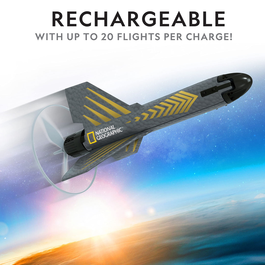 Lisslune | National Geographic Rocket Launcher for Kids-space toy gift for boys and girls