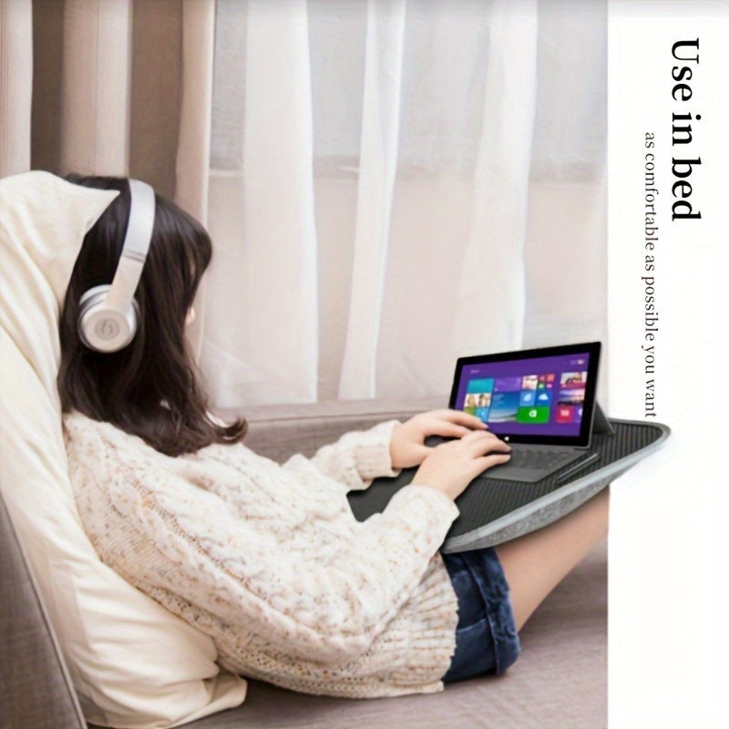 Lisslune | Portable Laptop Desk with Soft Bottom – For Bed, Couch, and On the Go