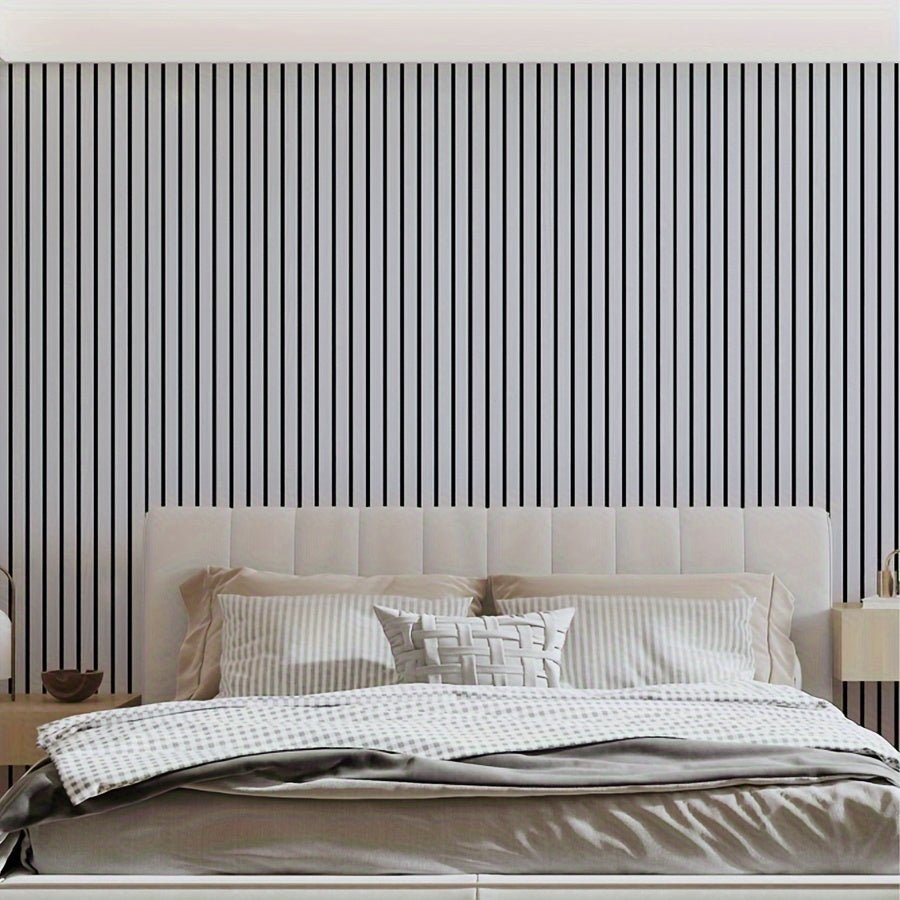 Lisslune | WoodLook Wall Panels – Self-Adhesive 3D PVC Wall Covering for Quick Living Effect