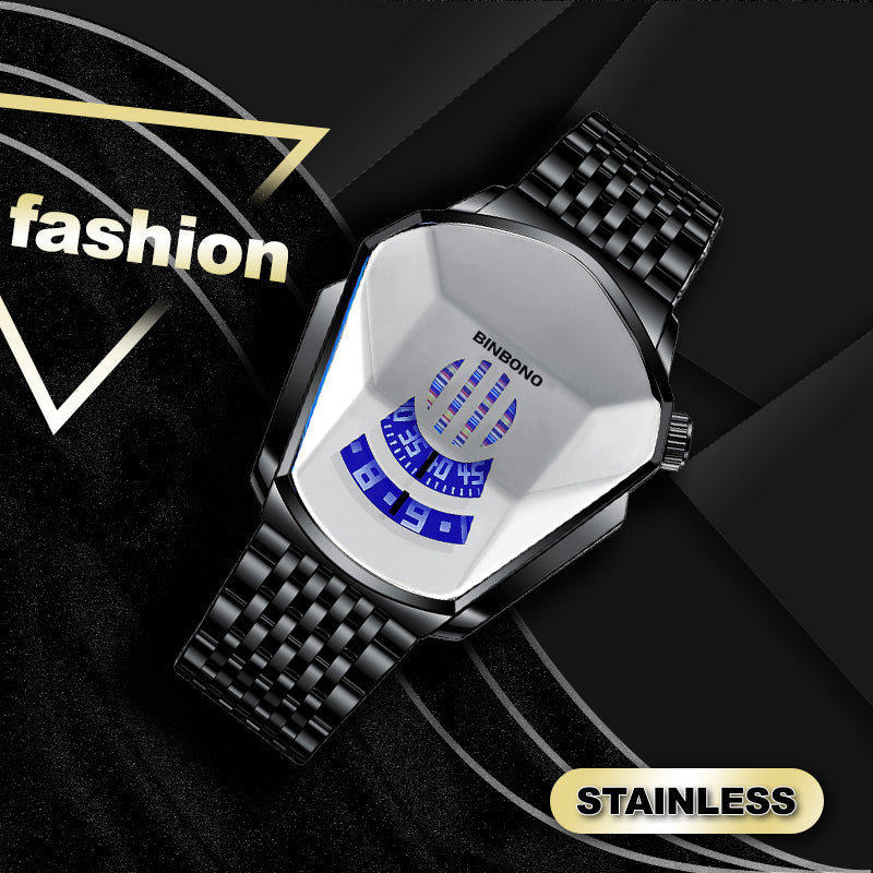 Lisslune | Men's Diamond Style Quartz Watch