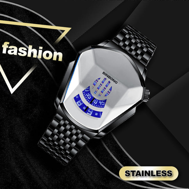 Lisslune | Men's Diamond Style Quartz Watch