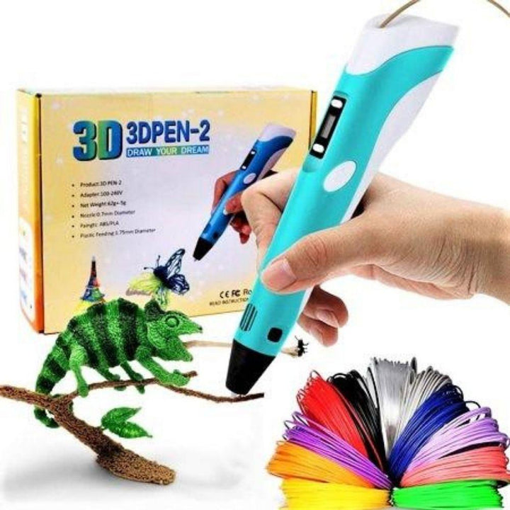 Lisslune | 3D Pen for Kids – Creative 3D Printing Pen for Drawing and Artistic Projects, Ideal for Young Artists