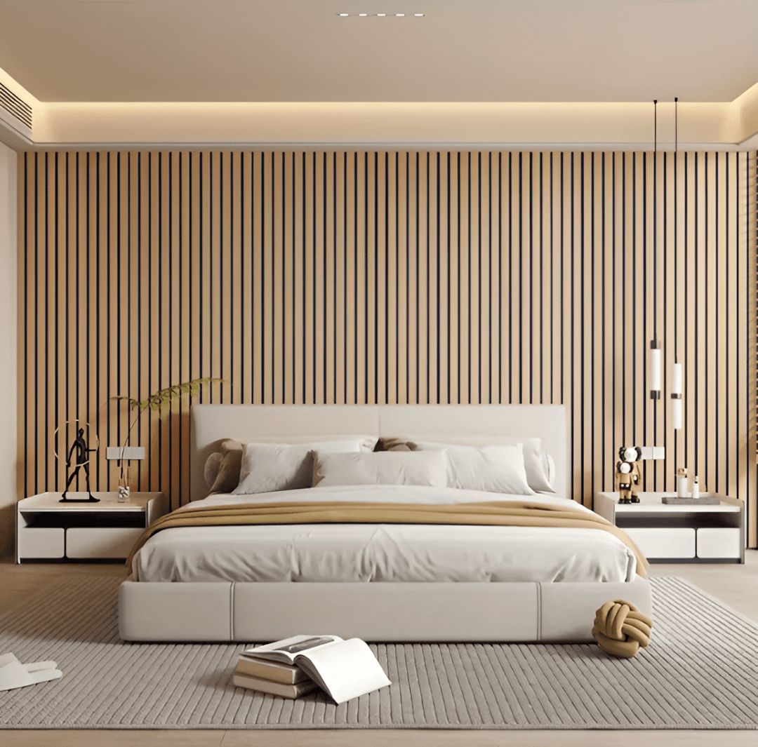 Lisslune | 3D Acoustic Panel – Self-Adhesive Wood-Effect Wall Panels