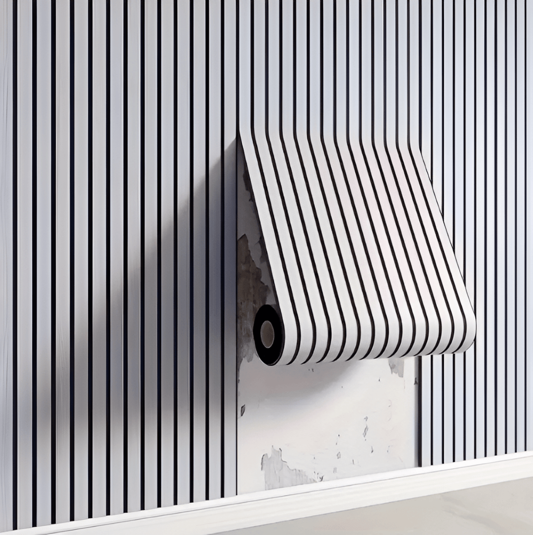 Lisslune | 3D Acoustic Panel – Self-Adhesive Wood-Effect Wall Panels