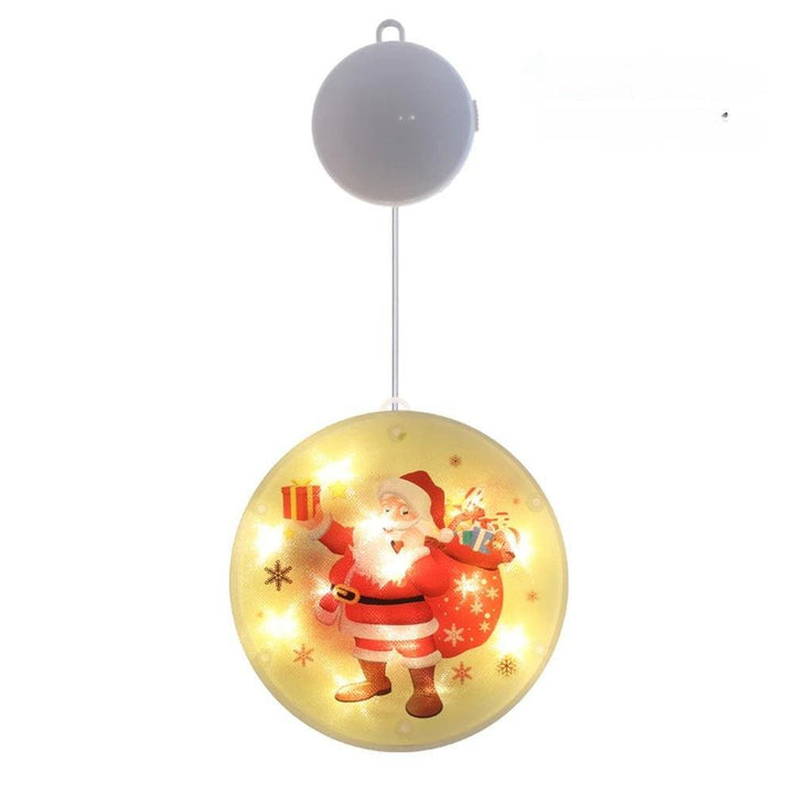 Lisslune | Christmas Tree LED Window Lights – 3D Battery-Powered Fairy Glow with Easy Hang & Double-Sided Tape