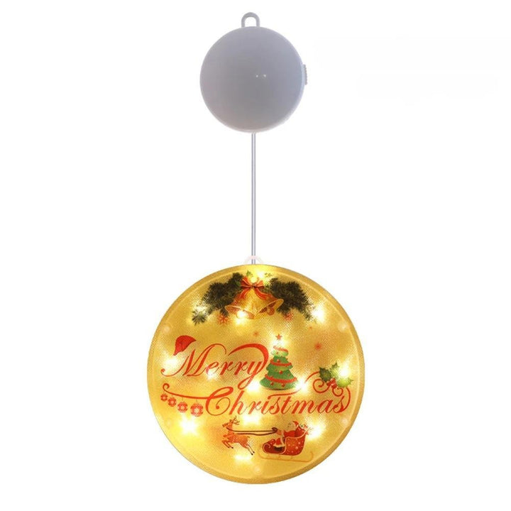 Lisslune | Christmas Tree LED Window Lights – 3D Battery-Powered Fairy Glow with Easy Hang & Double-Sided Tape