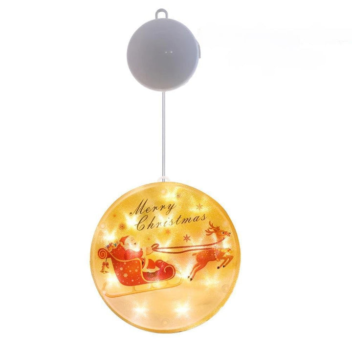 Lisslune | Christmas Tree LED Window Lights – 3D Battery-Powered Fairy Glow with Easy Hang & Double-Sided Tape