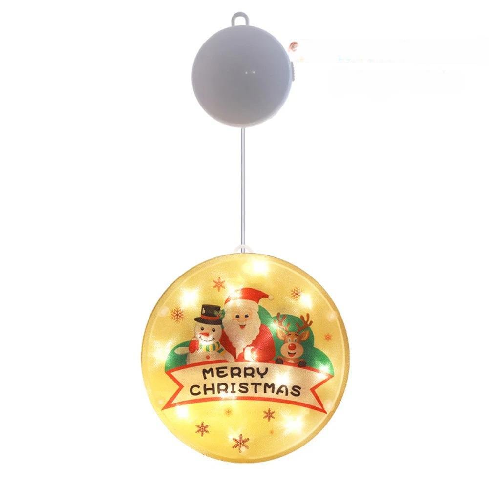 Lisslune | Christmas Tree LED Window Lights – 3D Battery-Powered Fairy Glow with Easy Hang & Double-Sided Tape