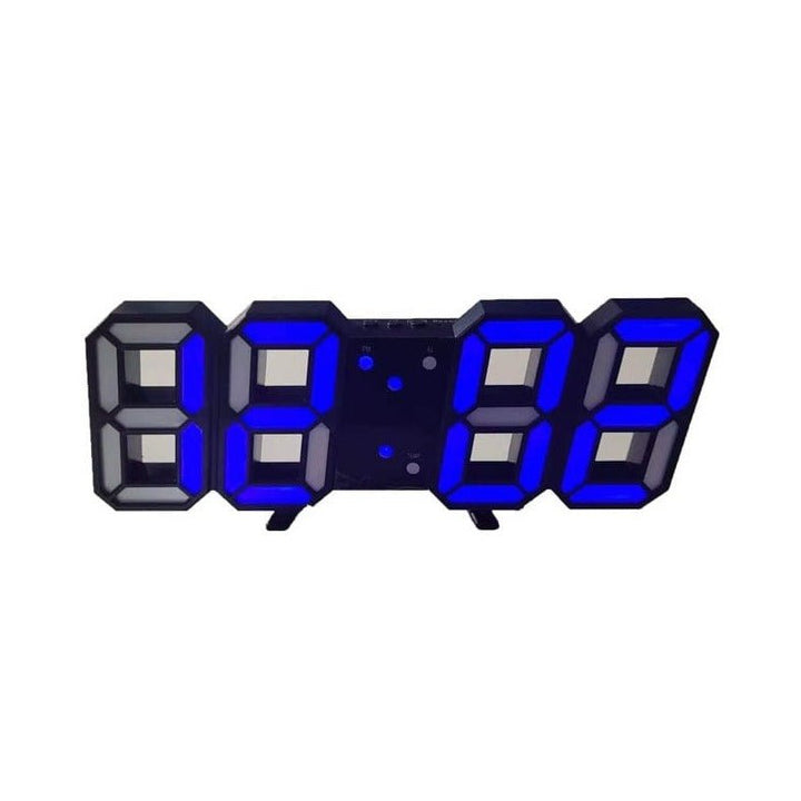 Lisslune | Digital 3D LED Wall Clock – Modern Design with Dimming Function and Optimal Visibility