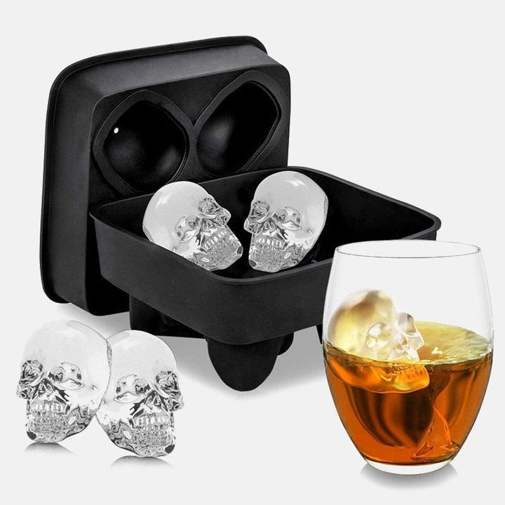 Lisslune | 3D Skull Ice Cube Mold
