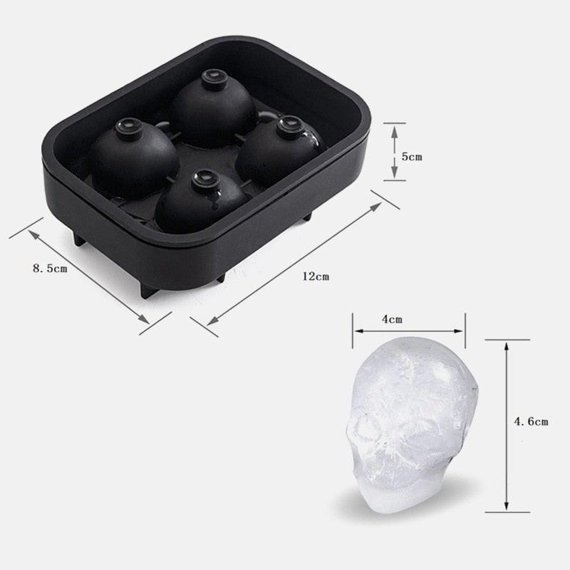 Lisslune | 3D Skull Ice Cube Mold