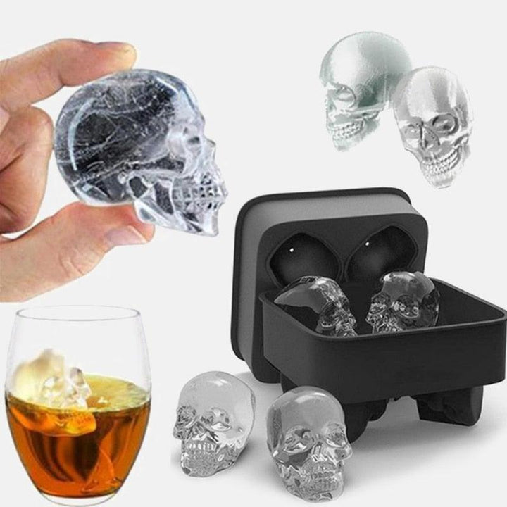 Lisslune | 3D Skull Ice Cube Mold