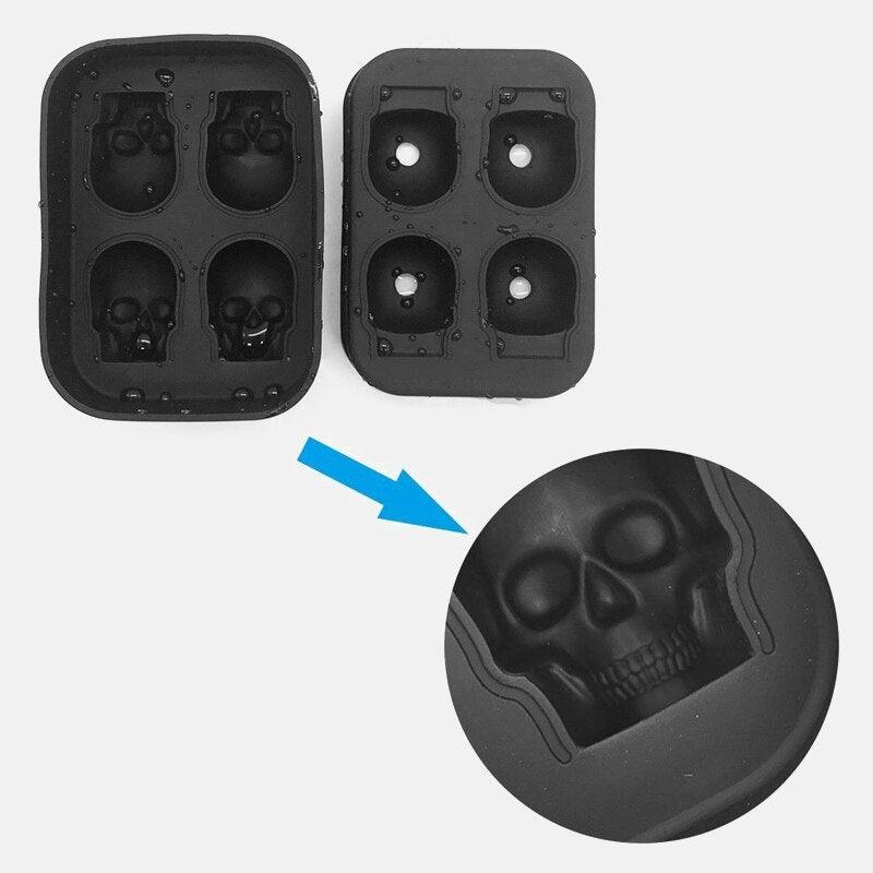 Lisslune | 3D Skull Ice Cube Mold