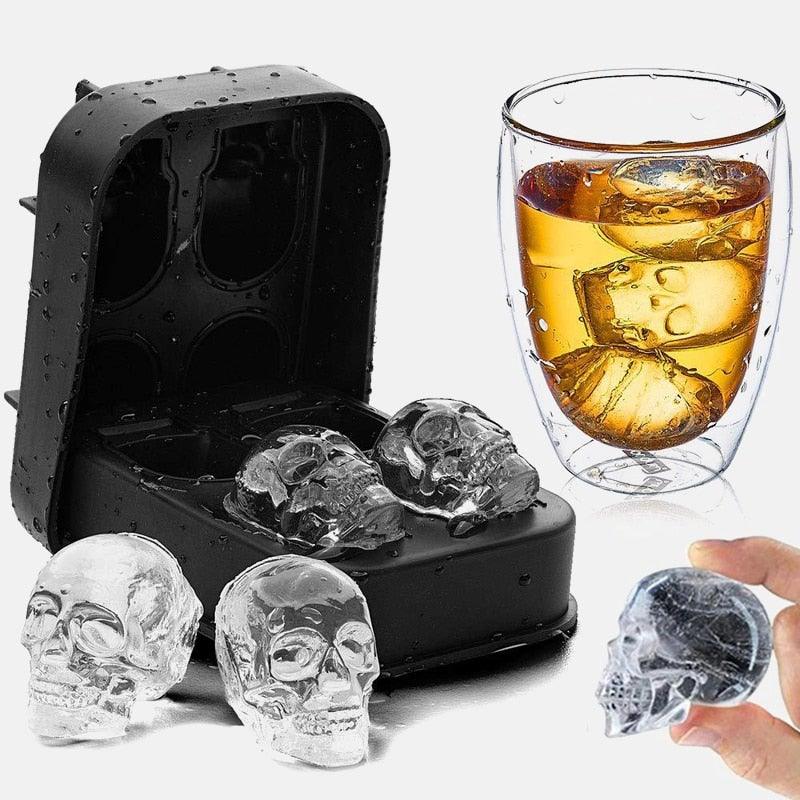 Lisslune | 3D Skull Ice Cube Mold