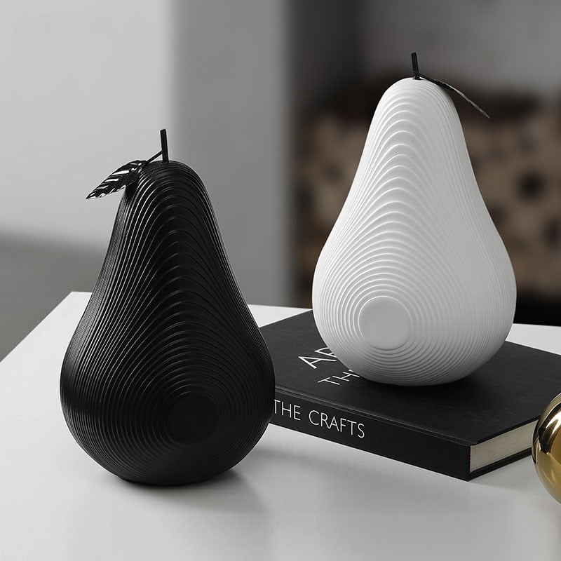 Lisslune | Texture Fruit Apple & Pear Sculpture