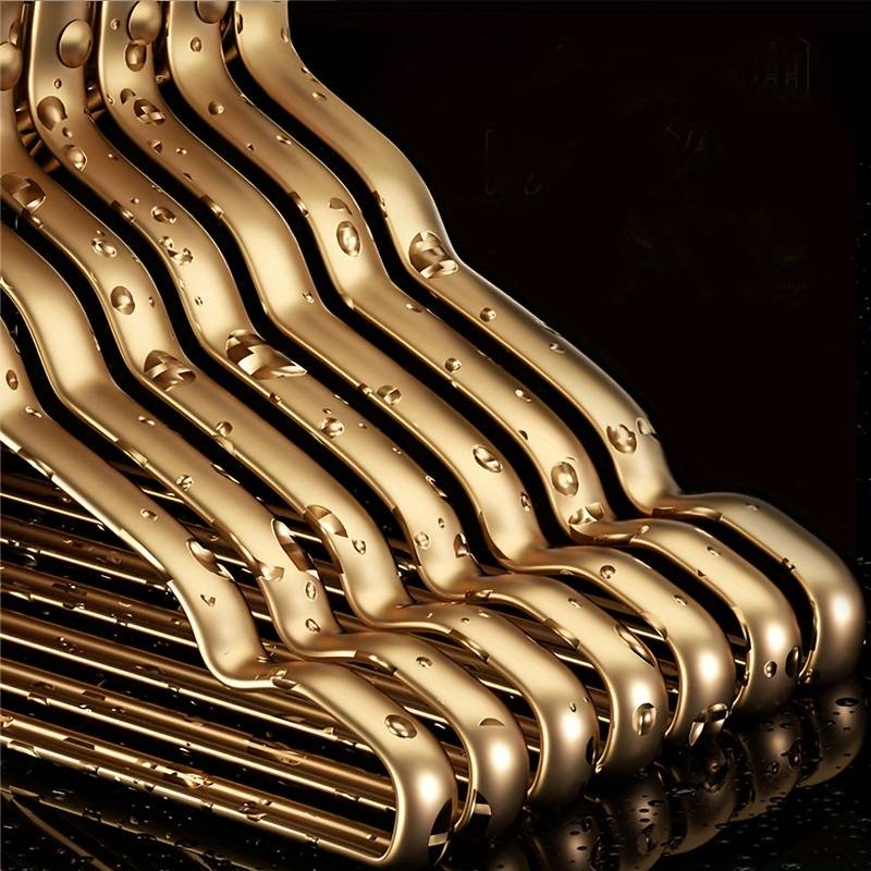 Lisslune | Brass Clothes Hangers | Premium, Durable & Ideal for Luxury Garments in Your Wardrobe