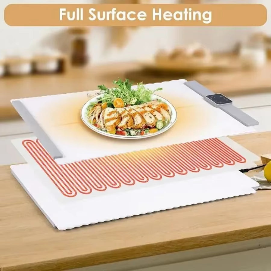 Lisslune | Safe Heat Roll-Up Electric Food Warmer Mat