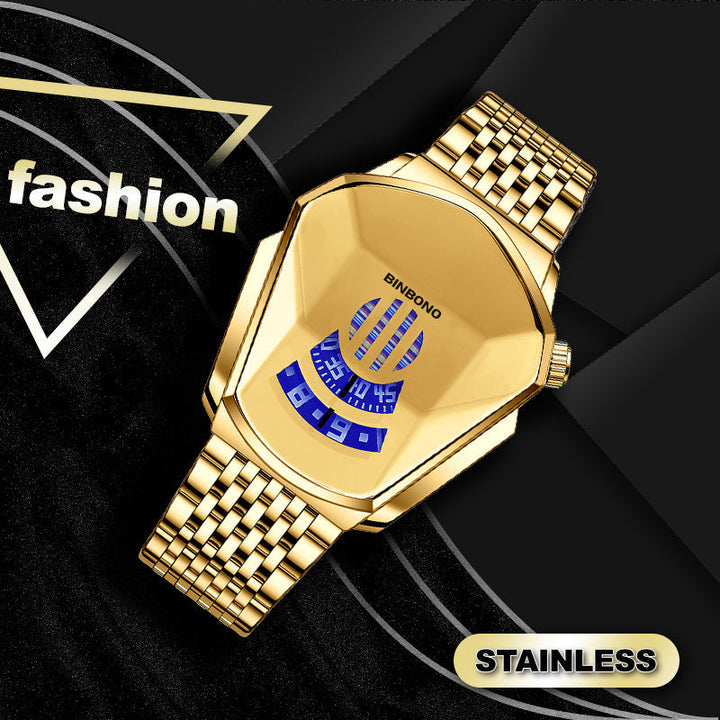 Lisslune | Men's Diamond Style Quartz Watch