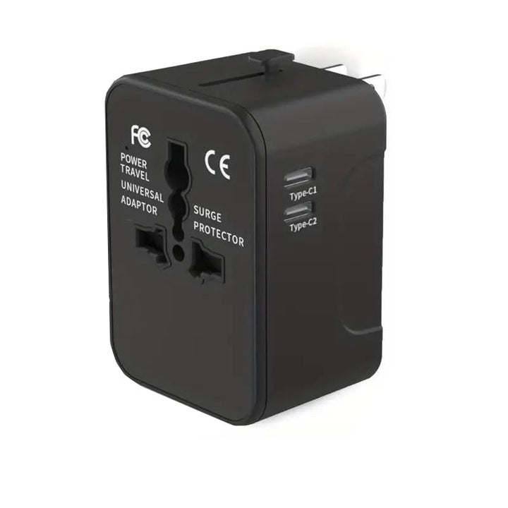 Lisslune | Universal travel adapter with dual USB ports