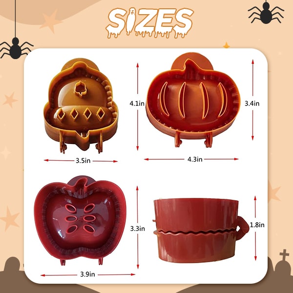 Lisslune | Halloween One-Press Hand Pie Maker