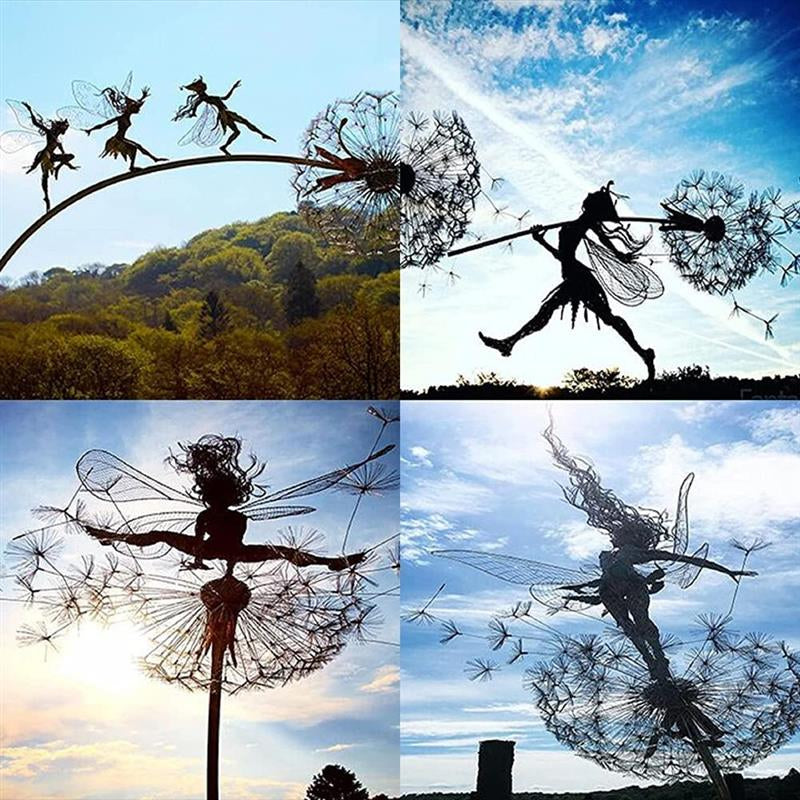 Lisslune | Flower Fairy Garden Miniature Sculptures Fairy Garden Mythical Fairy