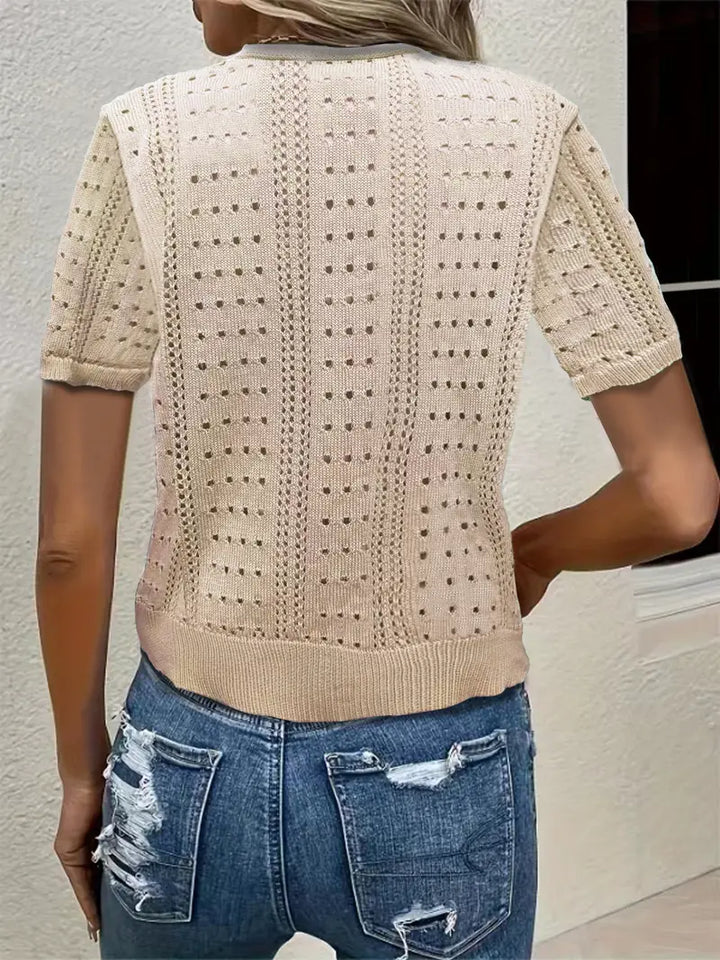 Lisslune | Versatile Comfort, Elegant Cardigan with V-Neck for Women