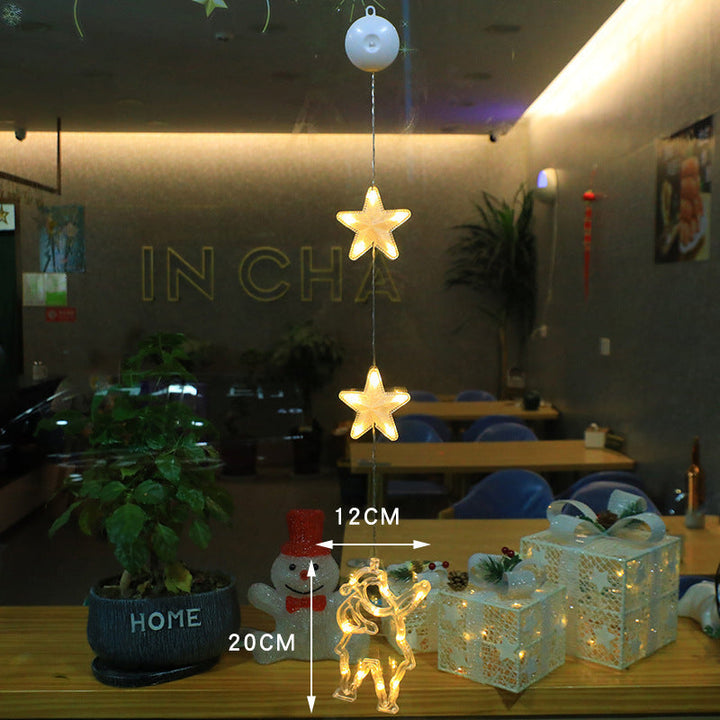 Lisslune | Christmas Window Lighting with Suction Cup