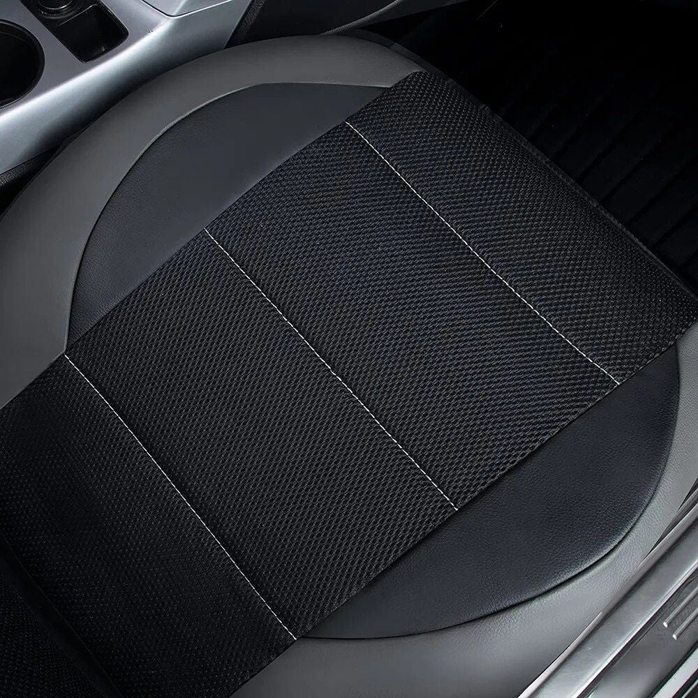 Lisslune | Universal PU leather 9-piece car seat cover set for 5-seater vehicles