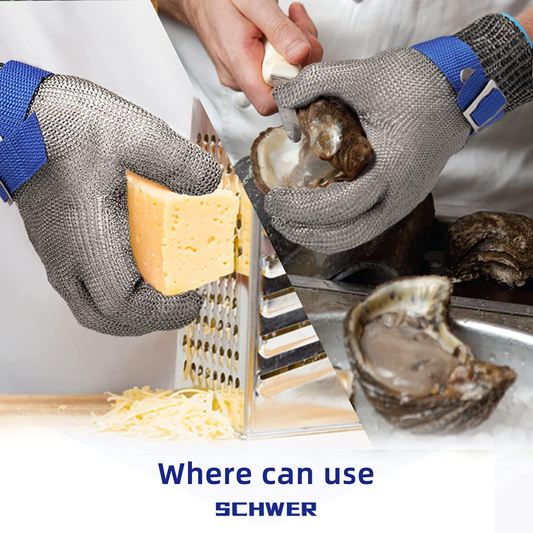 Lisslune | Food grade stainless steel mesh metal glove