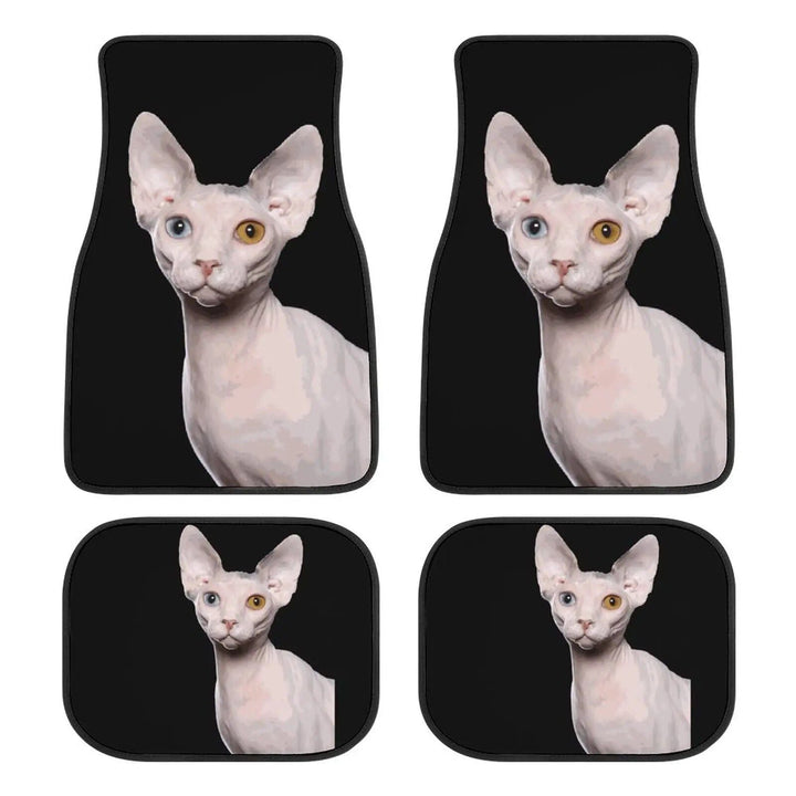 Lisslune | Universal Sphinx Cat Print Car Floor Mat Set (4-Pieces)