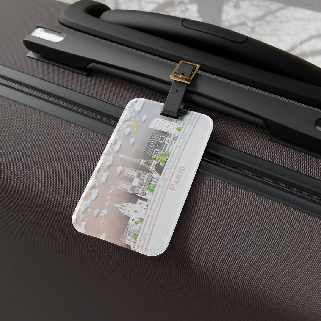 Lisslune | Elegant Paris Travel Tag - Stylish and Practical Luggage Identifier
