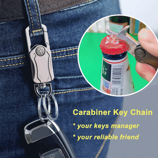 Lisslune | Multifunctional Keychain Corkscrew
