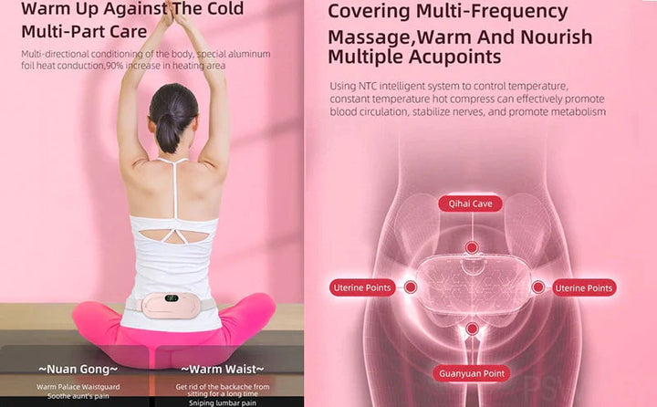 Lisslune | Heat&Massage Therapy Pad - (Period Cramps & Any Pains)