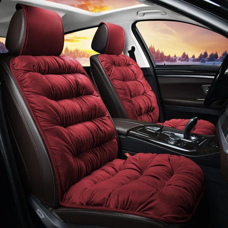 Lisslune | All-year Plush Fleece Car Seat Cushion