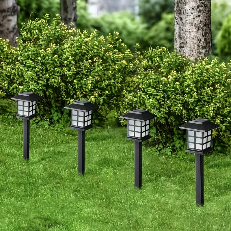 Lisslune | Solar Garden Lights in Lantern Style – Waterproof LED Path Lighting for Outdoor Areas