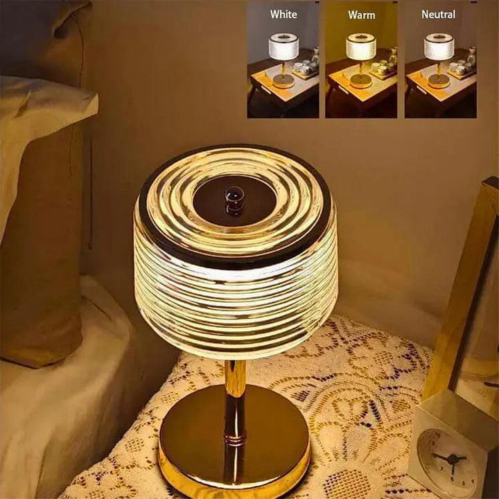 Lisslune | LumaRing - Stylish Table Lamp with Clean Lines